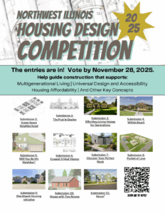 Northwest Illinois Housing Design Competition flyer
